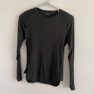 Ribbed Zara Shirt with Shoulder Detail